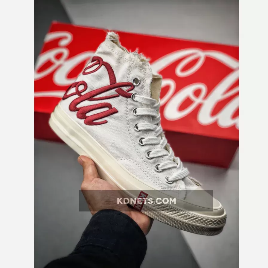 KITH x Coca-Cola x Converse Chuck Taylor All Star '70s White Red / kith converse white