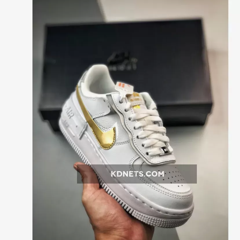 Women's Air Force 1 '07 White/obsidian / Nike Air Force 1 Shadow 'White Gold' DM3064-100
