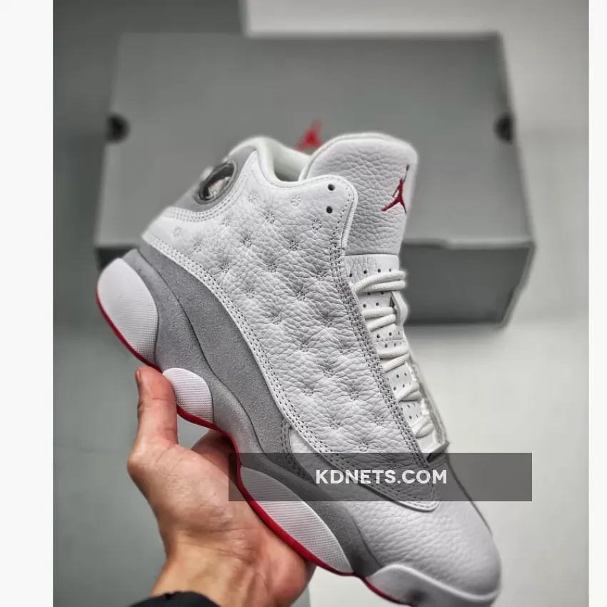 Jordan 13 Wolf Grey Release Date / Air Jordan 13 White/True Red-Wolf Grey 414571-160
