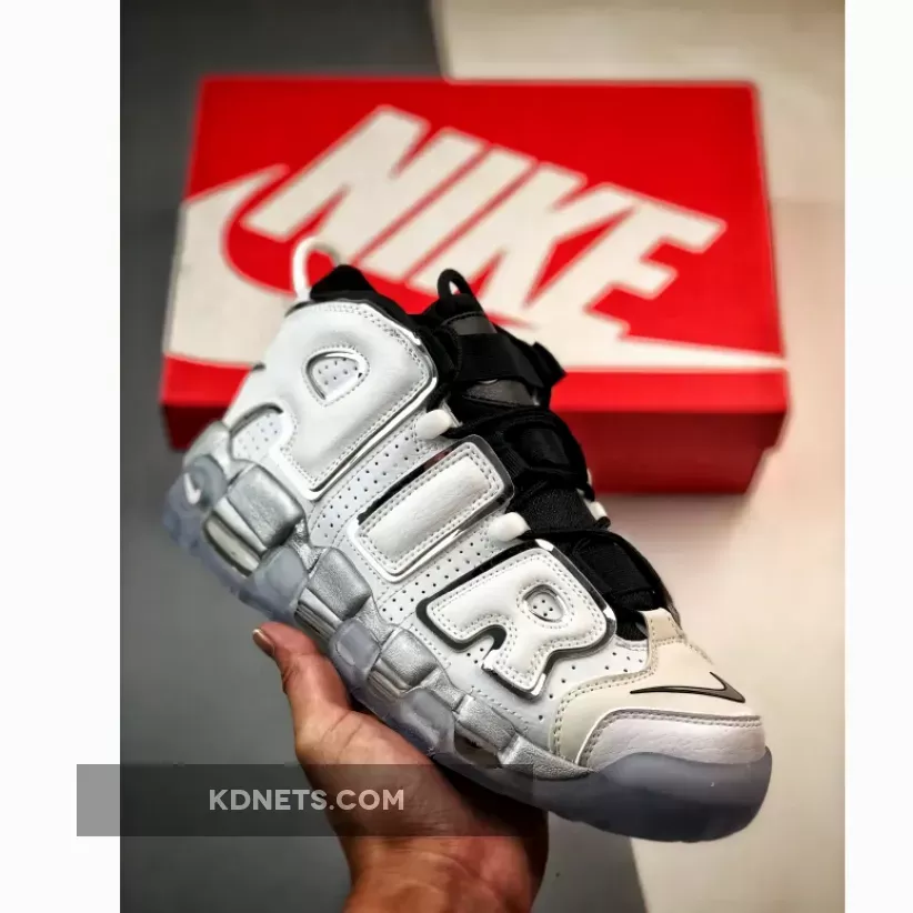 Nike Air More Uptempo White/Black/Clear/Metallic Silver
