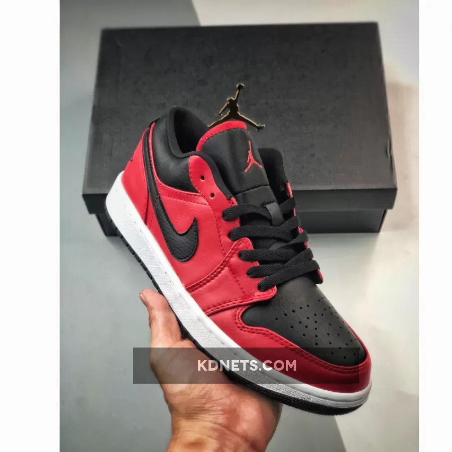 Air Jordan 1 Low Gym Red/Black-White 553558-605
