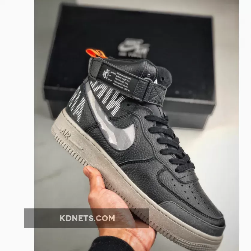 Nike Air Force 1 High Black Grey CQ0449-001 / air force dark grey