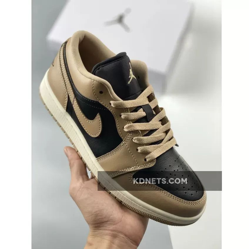 Air Jordan 1 Low "Vachetta Tan" Desert/Sail/Black