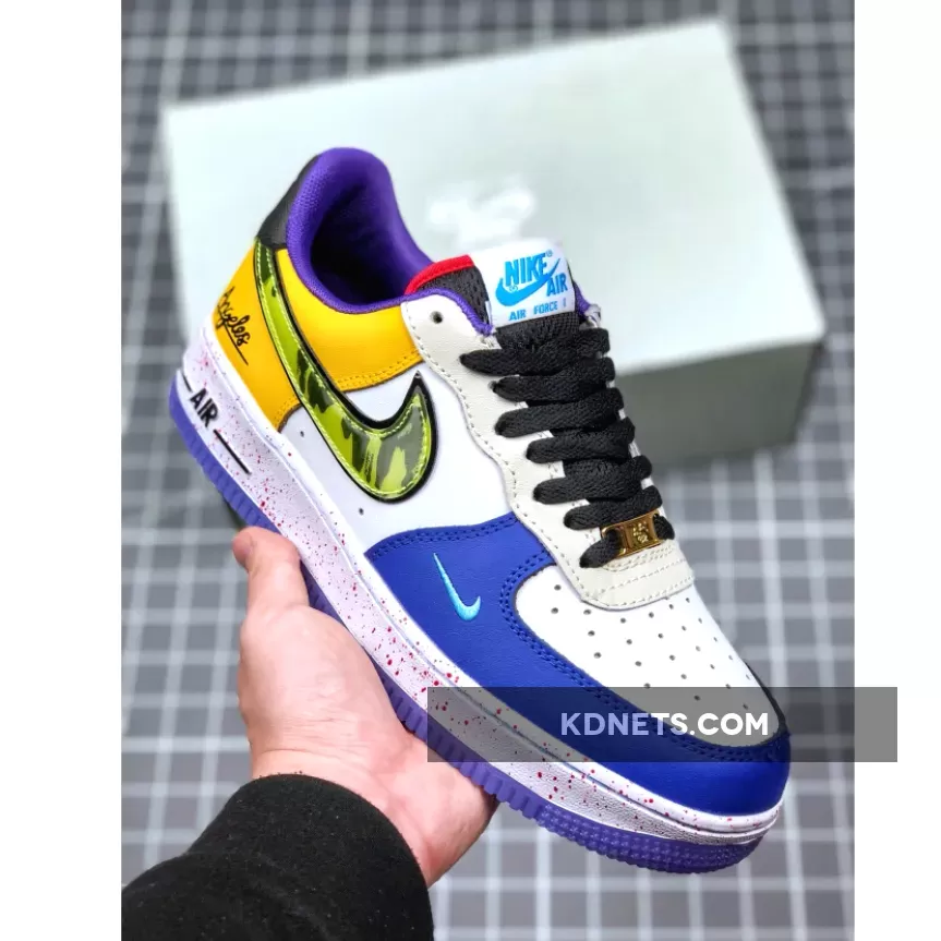 Nike Air Force 1 07 Lv8 Nike Air Force 1 Low 'What The LA' White/Black-Hyper Jade CT1117-100