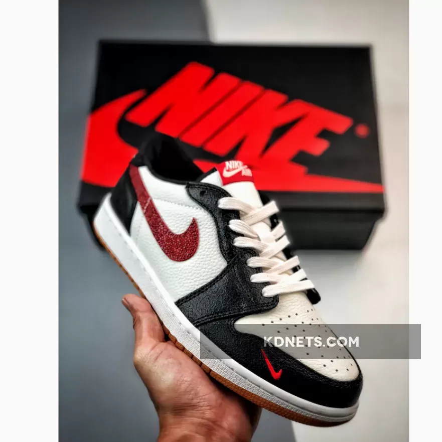 Where To Buy Air Jordan 1 Low OG Black White Red
