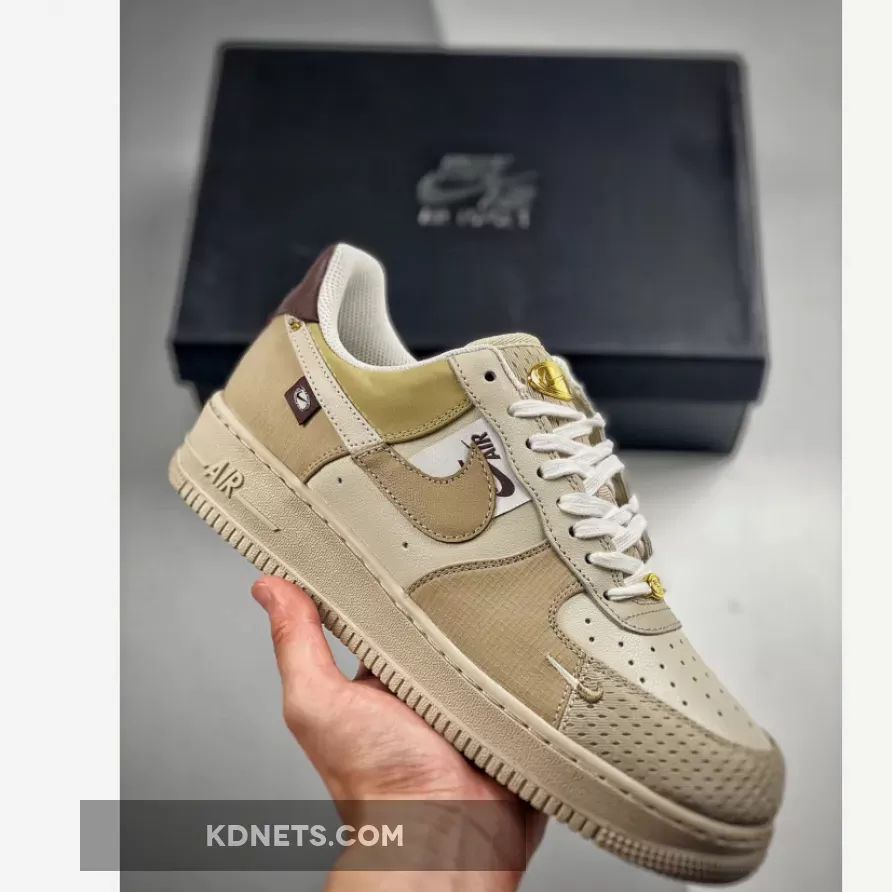 Low Brown Air Force 1 - Nike Air Force 1 Low 'Bling' Tan/Brown DX6061-122