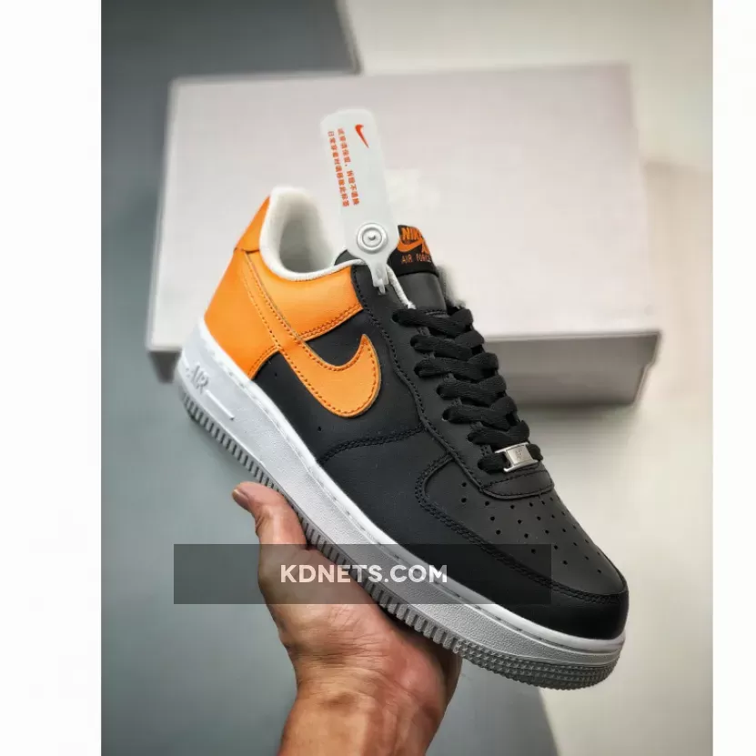 Nike Air Force 1 Low 'Taxi' Black Laser Orange FB7162-081 Cheap