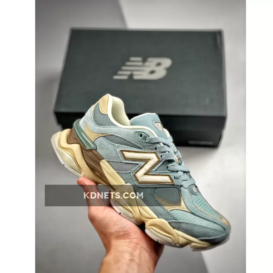 New Balance 9060 Blue/Beige-Brown - new balance beige blue