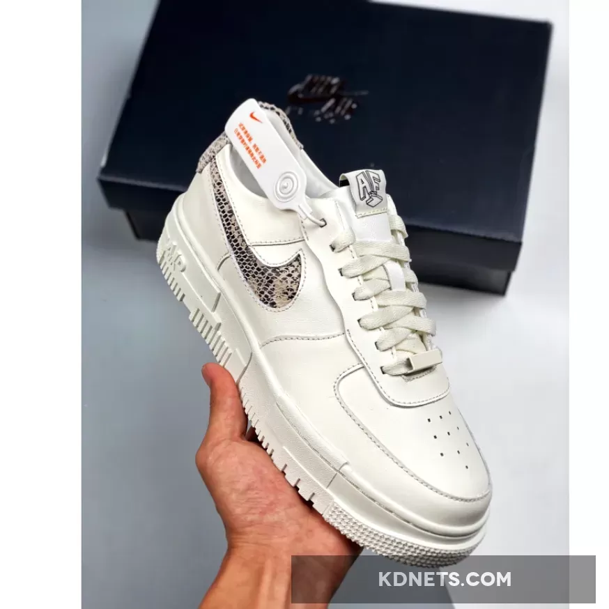 Nike Air Force 1 Pixel SE Snakeskin Sail Desert Sand CV8481-101
