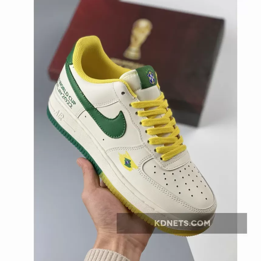 Nike Air Force 1 Low ‘World Cup 2022’ White Green Yellow