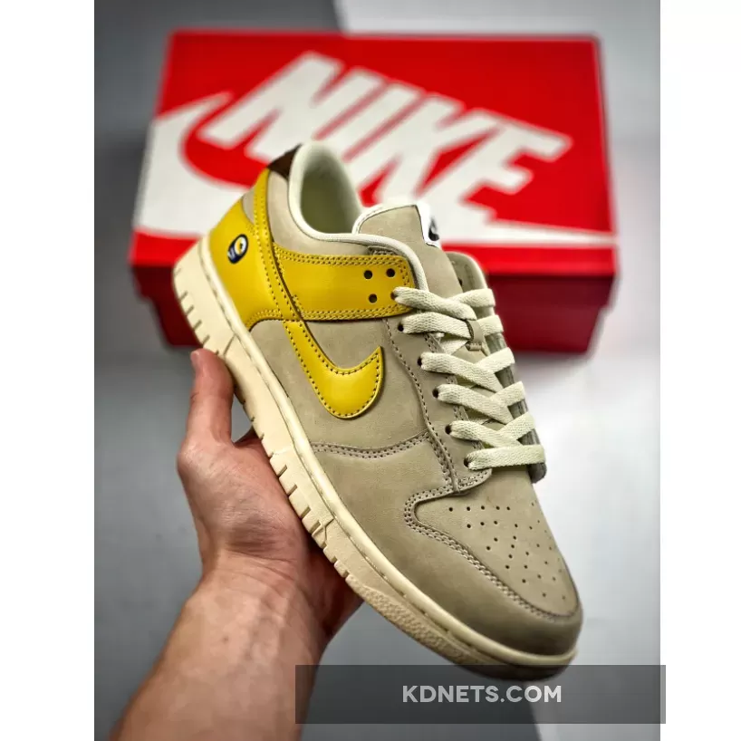 Nike Dunk Low 'Banana' Coconut Milk/Vivid Sulfur/Cacao , Nike Banana Shoes DR5487-100