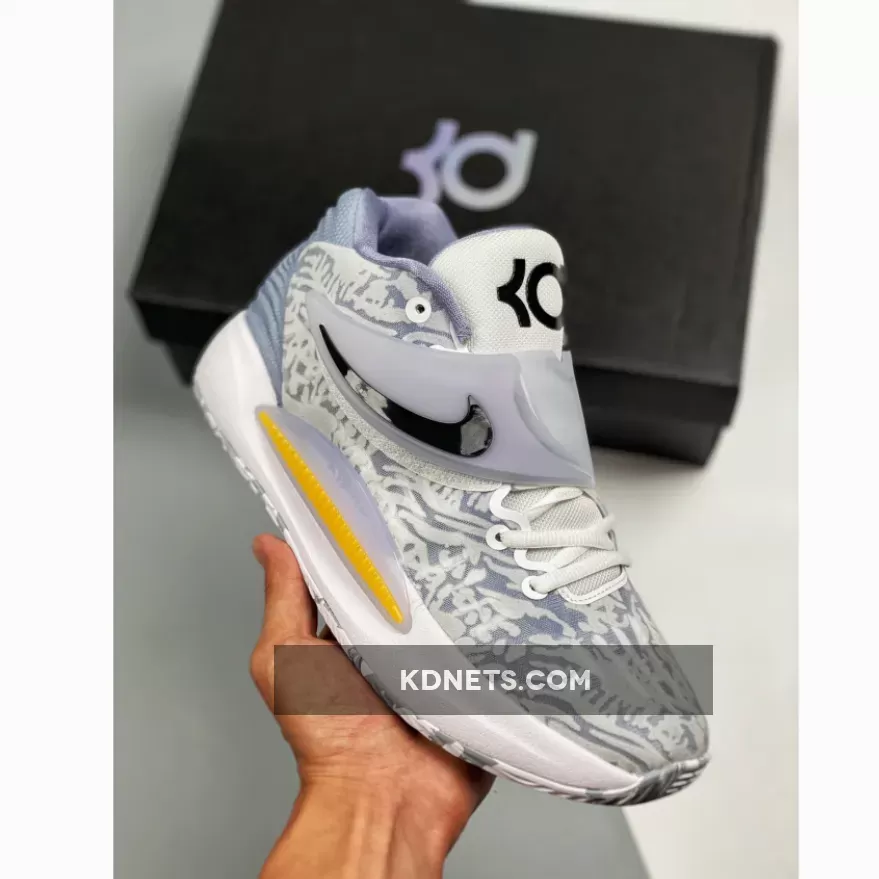 Nike KD 14 'Home' White/Black CW3935-100 black and white kds