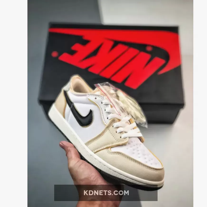 Air Jordan 1 Low OG EX White/Coconut Milk-Black | jordan 1 og ex