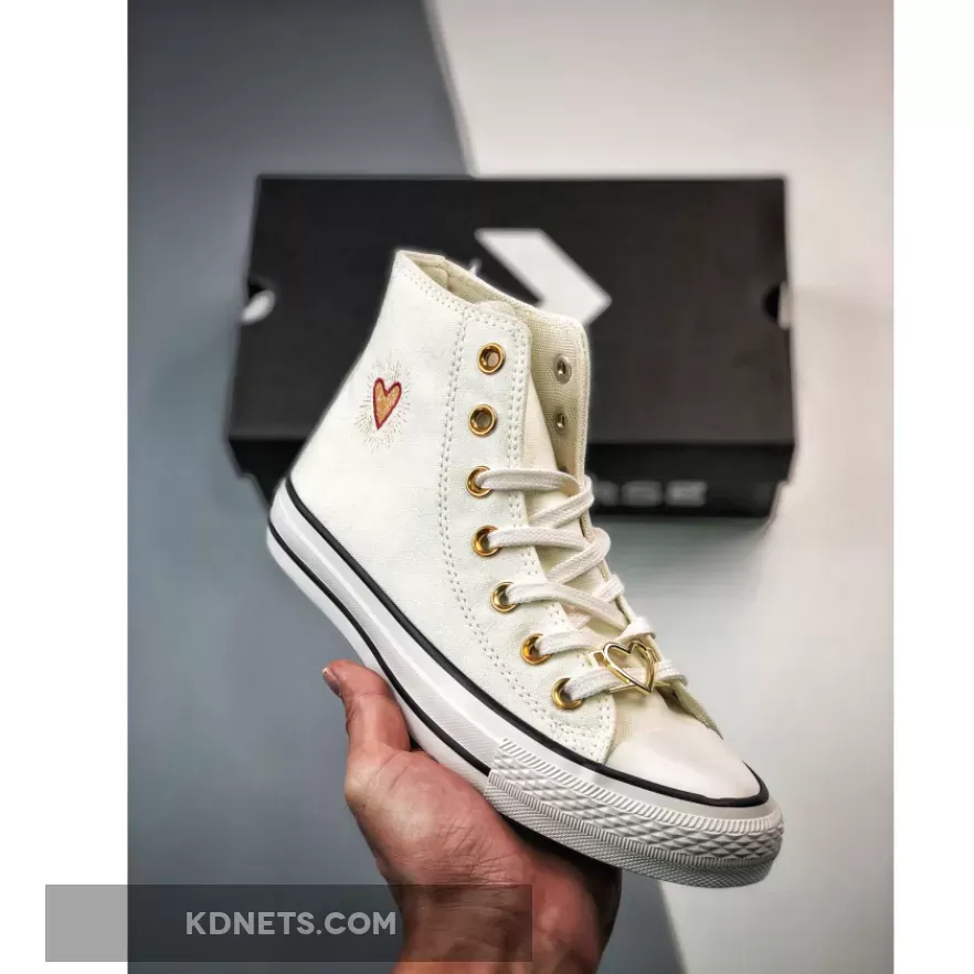 Converse Chuck Taylor High Hearts White A05139C Discount
