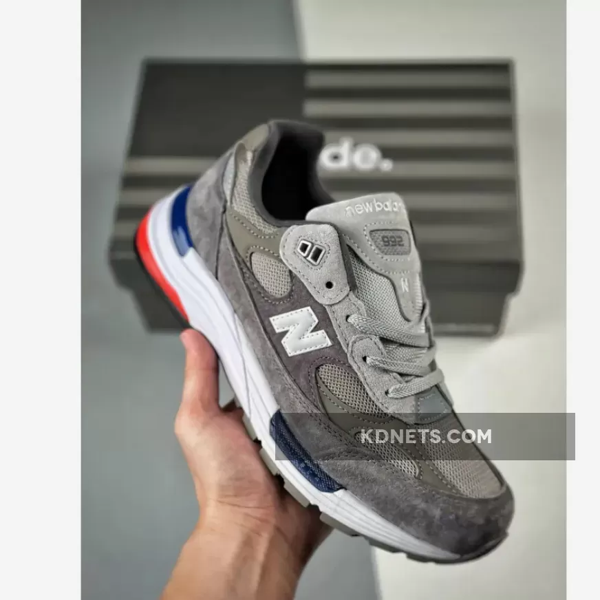 New Balance 992 Grey Red Blue M992AG New Releases