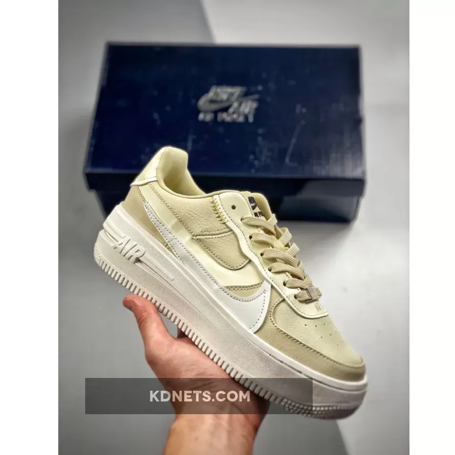 Nike Air Force 1 PLT.AF.ORM Fossil DJ9946-200 For Sale