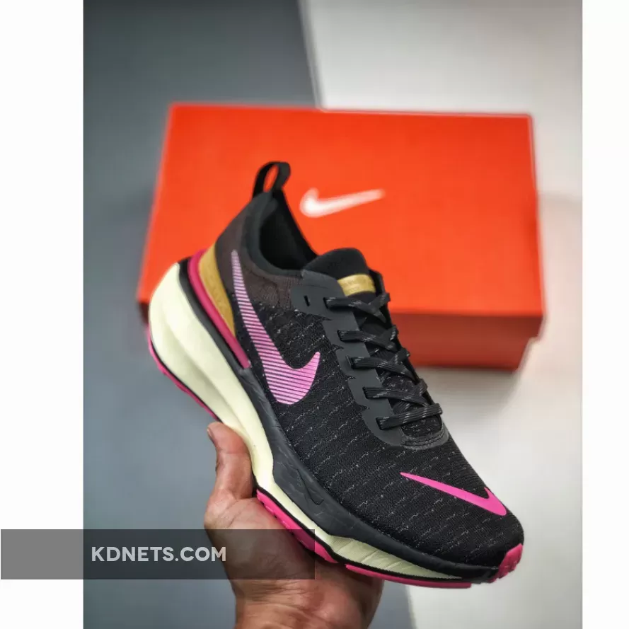 Nike ZoomX Invincible Run Flyknit 3 Earth/Black/Wheat Gold/Pink Spell / Spell 100.00 DR2660-200