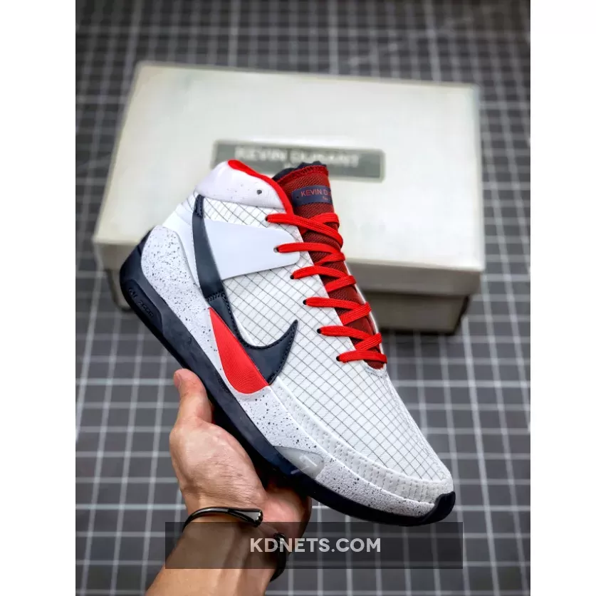 Nike KD 13 'USA' White Red Navy CI9949-101 #kd 13 white