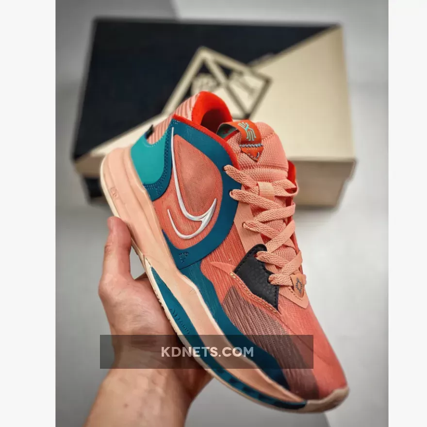 Kyrie Low 5 Orange / Nike Kyrie Low 5 Light Madder Root/Bright Spruce DJ6012-800