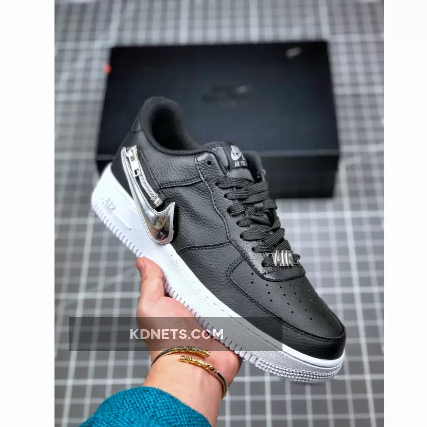 Black Nike Air Force 1 Low 'Zip Swoosh' Discount CW6558-001