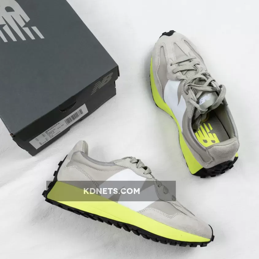 New Balance 327 Grey Neon Green / New Balance Grey And Green