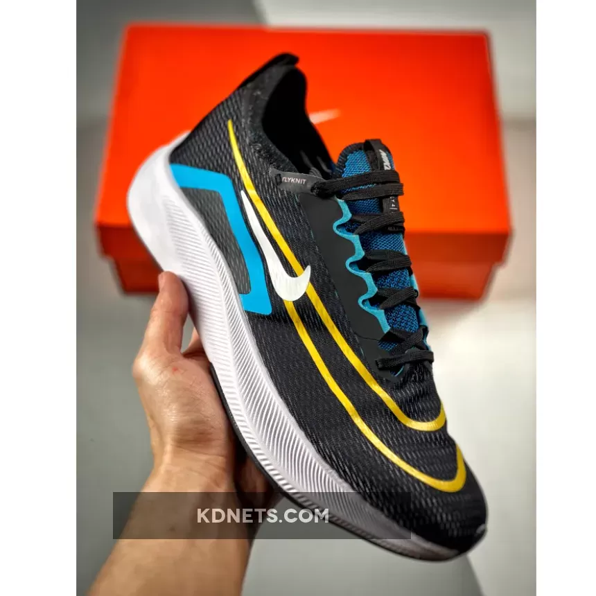 Nike Zoom Fly 4 Black/Chlorine Blue/Vivid Sulphur/White Nike Zoom Blue