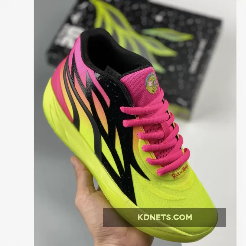 Rick And Morty x Puma MB.02 Safety Yellow/Elektro Green / Ricky And Morty Shoes 377411-02