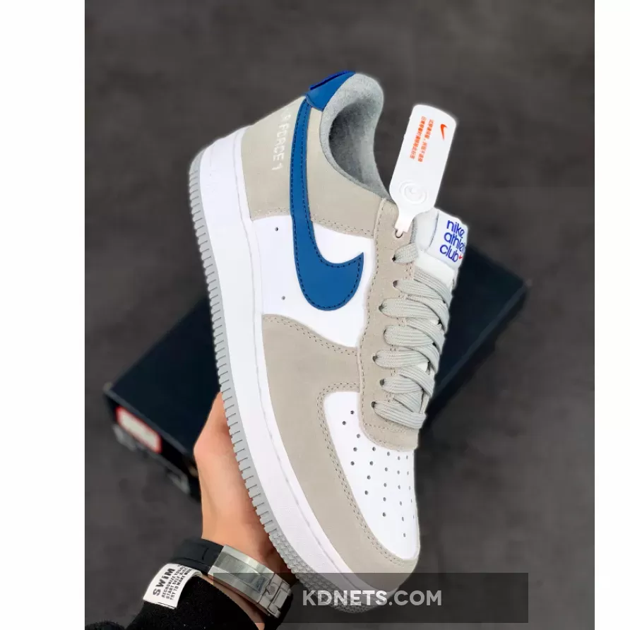 Nike Air Force 1 Low "Athletic Club" Light Smoke Grey/Marina-White DH7568-001