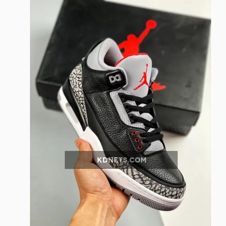 Jordan 3 Black Cement 854262-001 retro 3 black cement