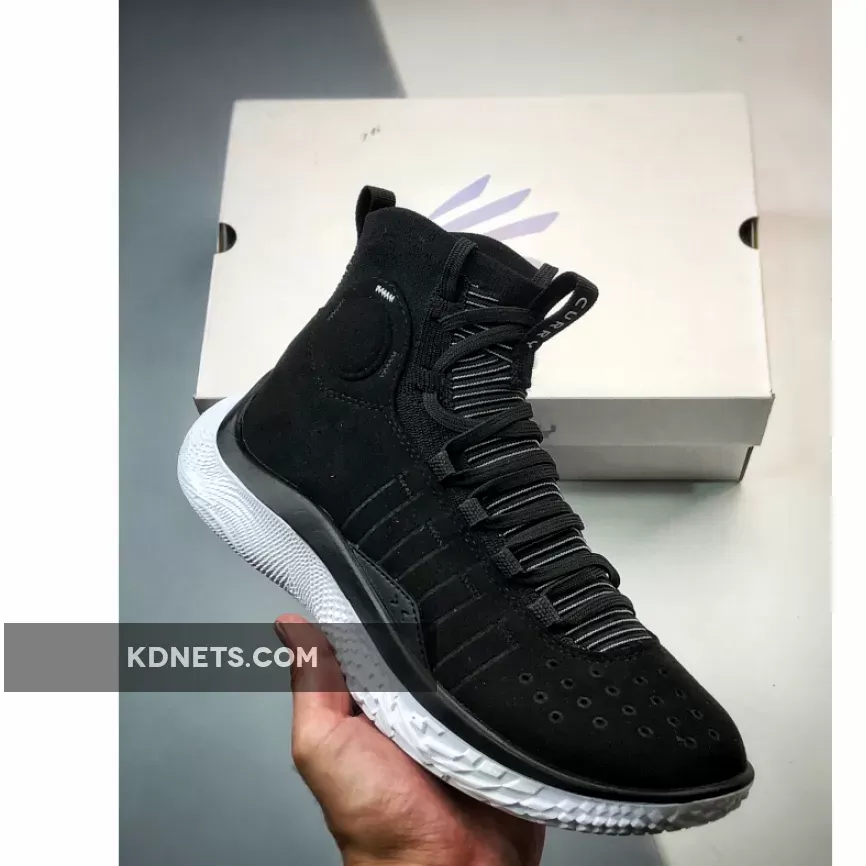 Curry 4 Flotro Grey Black