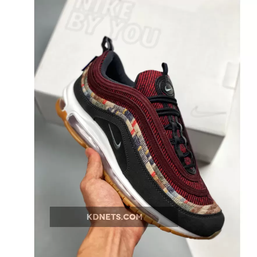 Pendleton Nike Air Max 97 By You Black Multi - air max 97 pendleton