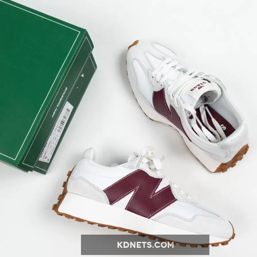 New Balance 327 Moonbeam Burgundy For Womens WS327KA new balance 1500 brown leather