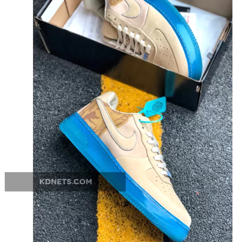 Supreme x Nike Air Force 1 '07 Kobe Linen University Blue - Kobe Af1 315095-221