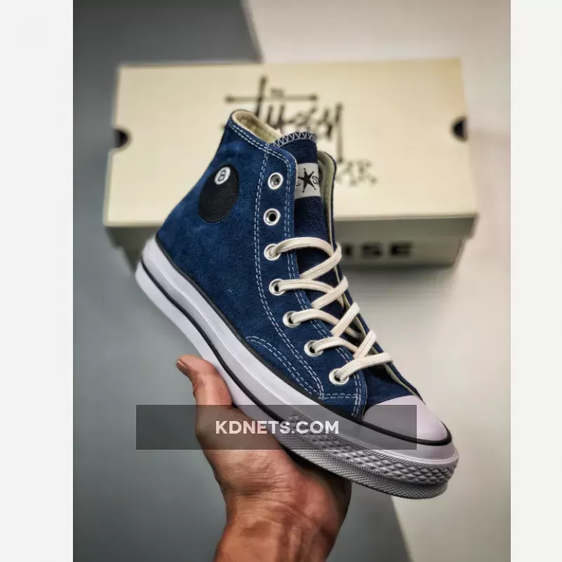 Stussy x Converse One Star Pro '8-Ball' Sargasso Sea/White-Black - what is 70 of 8
