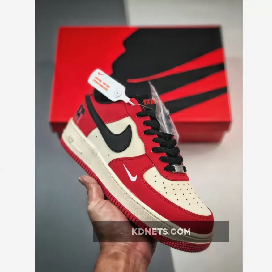 Nike Air Force 1 Low Red White Black For Sale