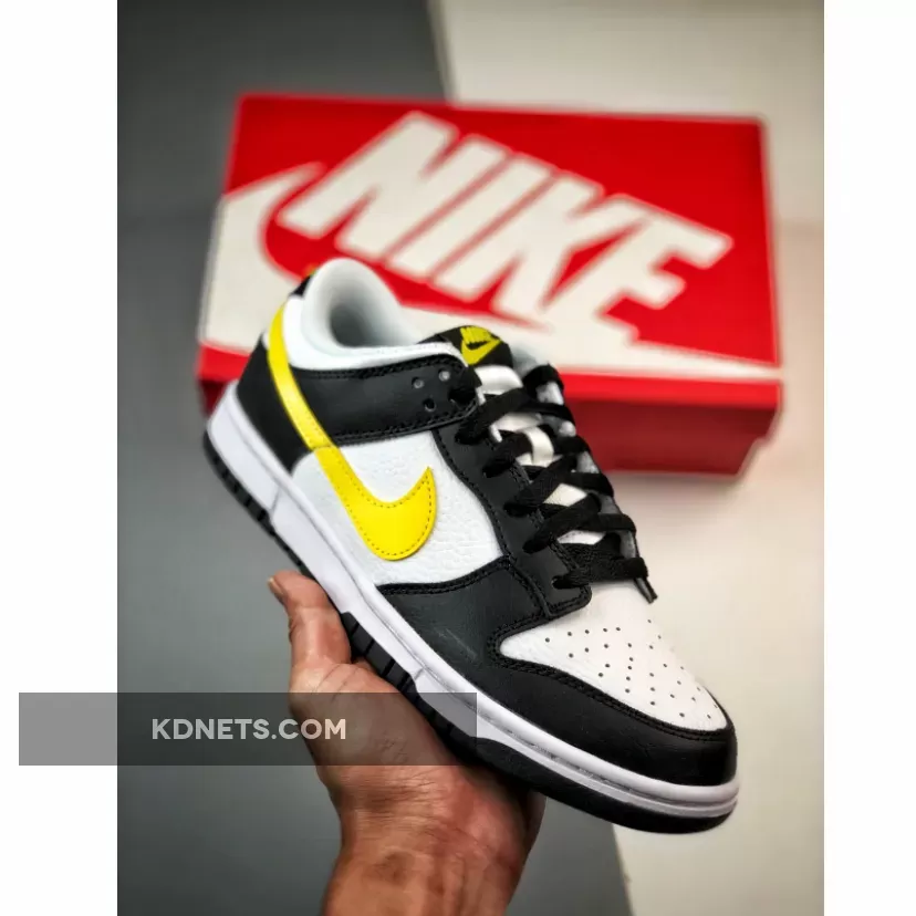 Nike Dunk Low 'Panda' Black/Yellow-White FQ2431-001 Online