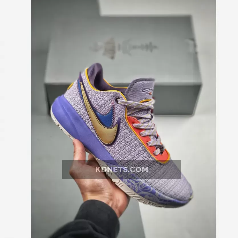 Lebron 20 Violet Frost Release Date - Nike LeBron 20 Violet Frost/Metallic Gold-Purple Pulse DJ5423-500