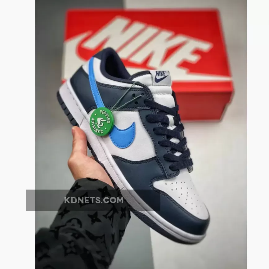 Baby Dunk Nike Dunk Low Navy Baby Blue FN7800-400 Discount