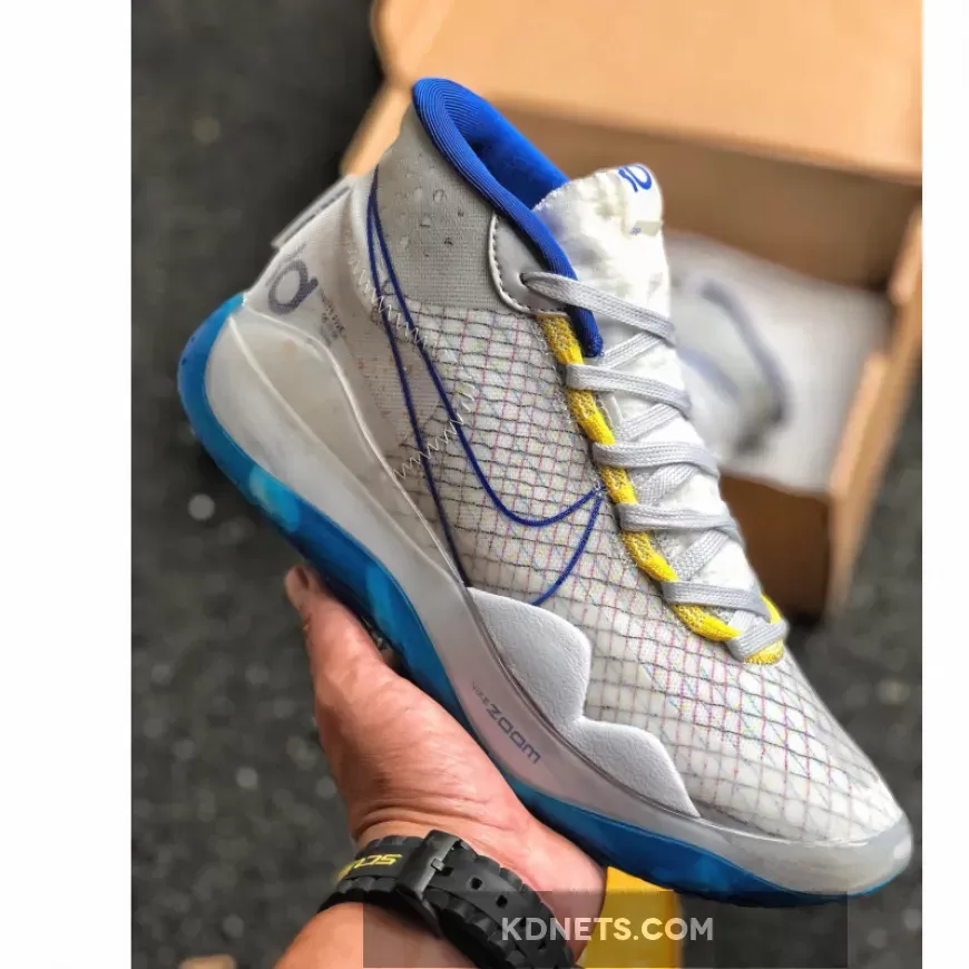 Nike KD 12 'Warriors Home' Game Royal White kd gsw