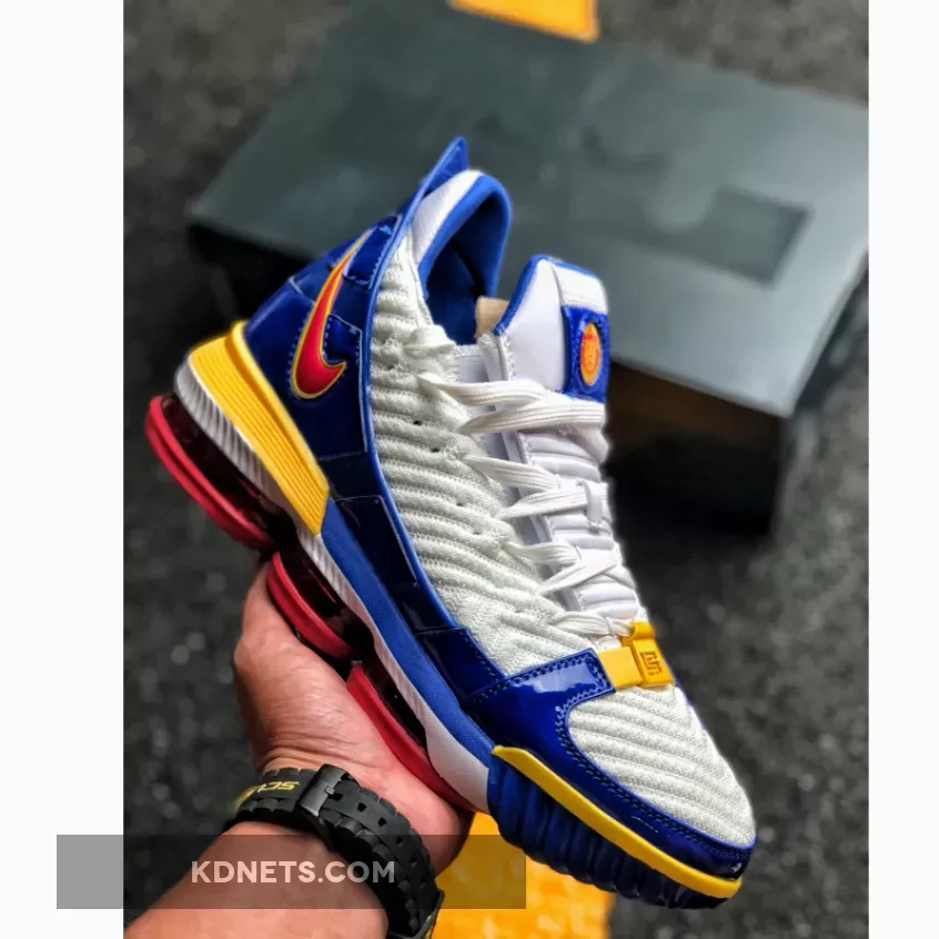 Lebron 3 16 Nike LeBron 16 'SuperBron' White/Varsity Red-Varsity Royal CD2451-100