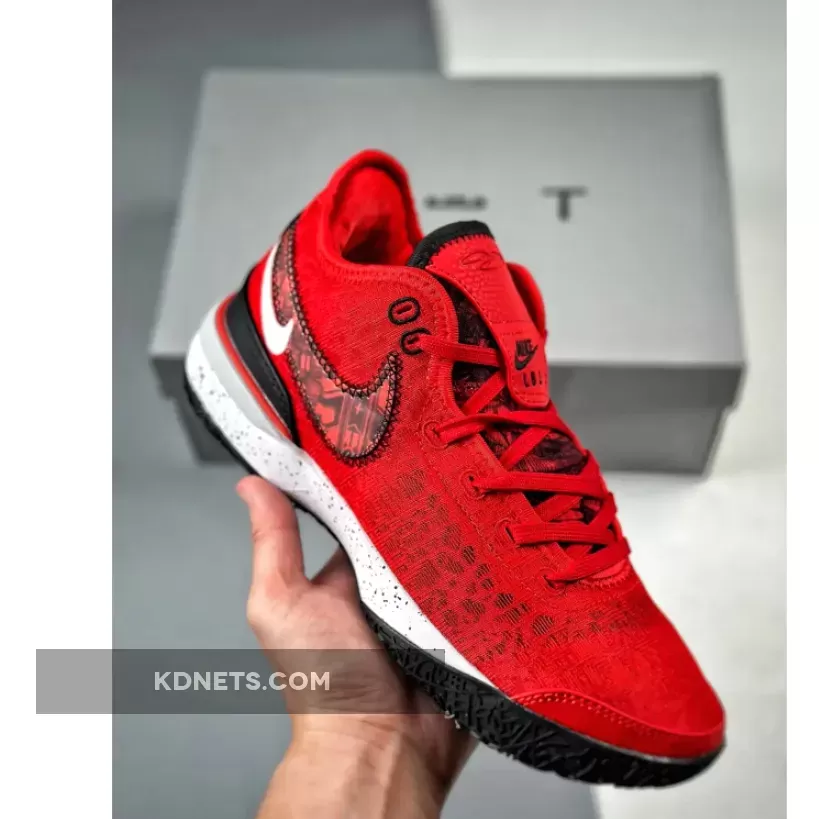 Nike Zoom LeBron NXXT Gen Red Black Lebron 20 Nxxt Black