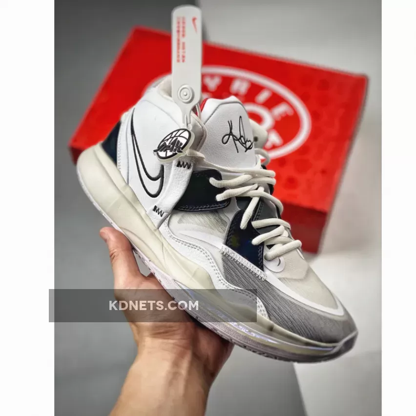 Nike Kyrie 8 Infinity Man Machine White/Black-Red DC9134-101 / kyrie man machine