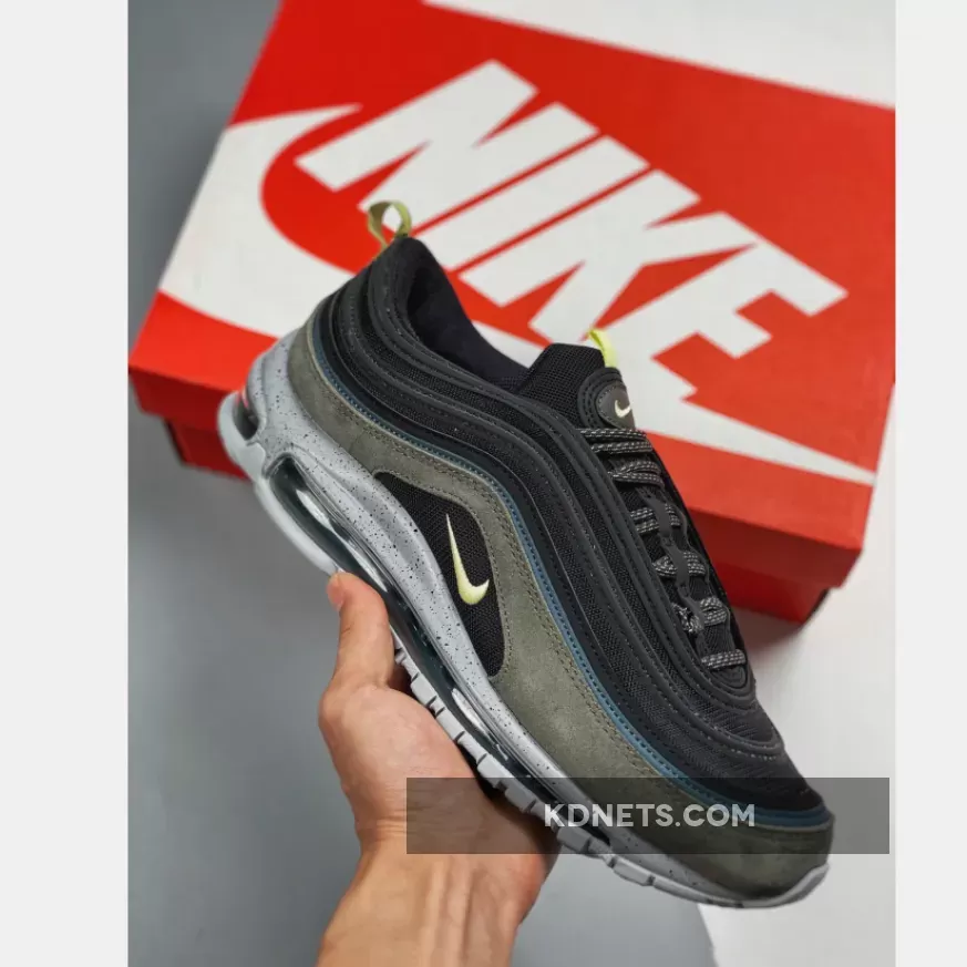 Nike Air Max 97 Newsprint/Limelight/Black/Ash Green DB4611-001 #black and green nike air max