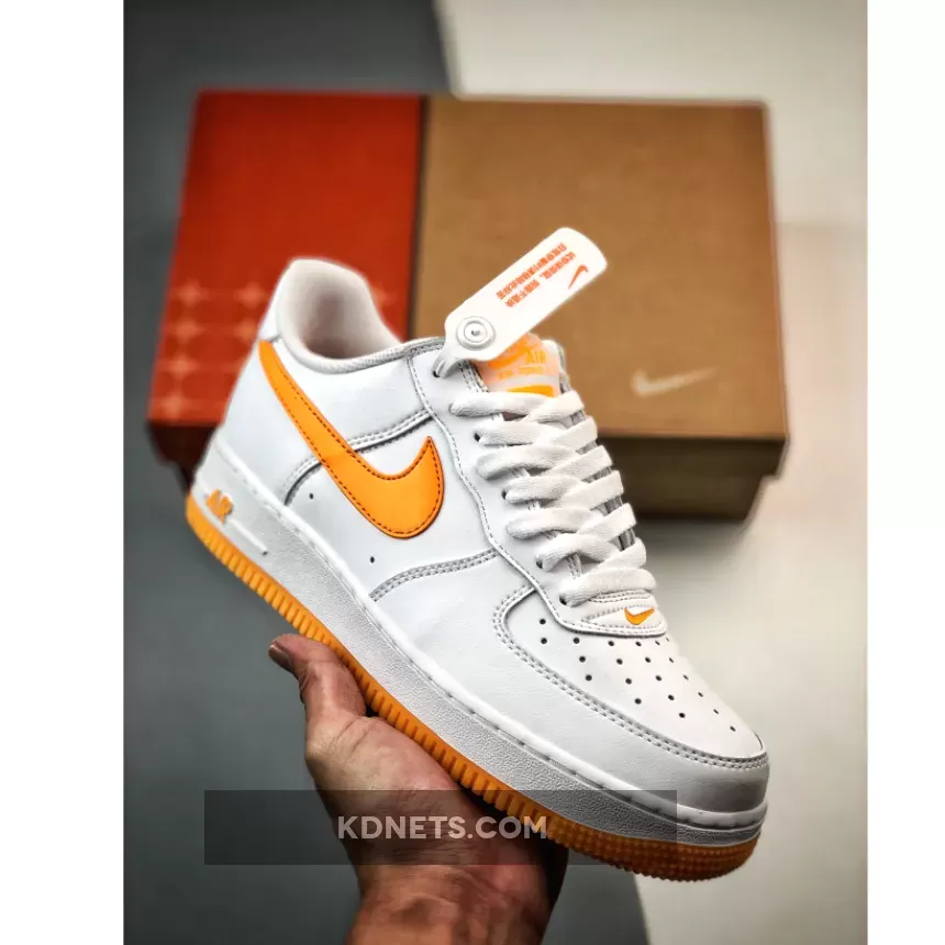 Nike Air Force 1 Low 'Waterproof' White/University Gold-Gum FD7039-100 Discount