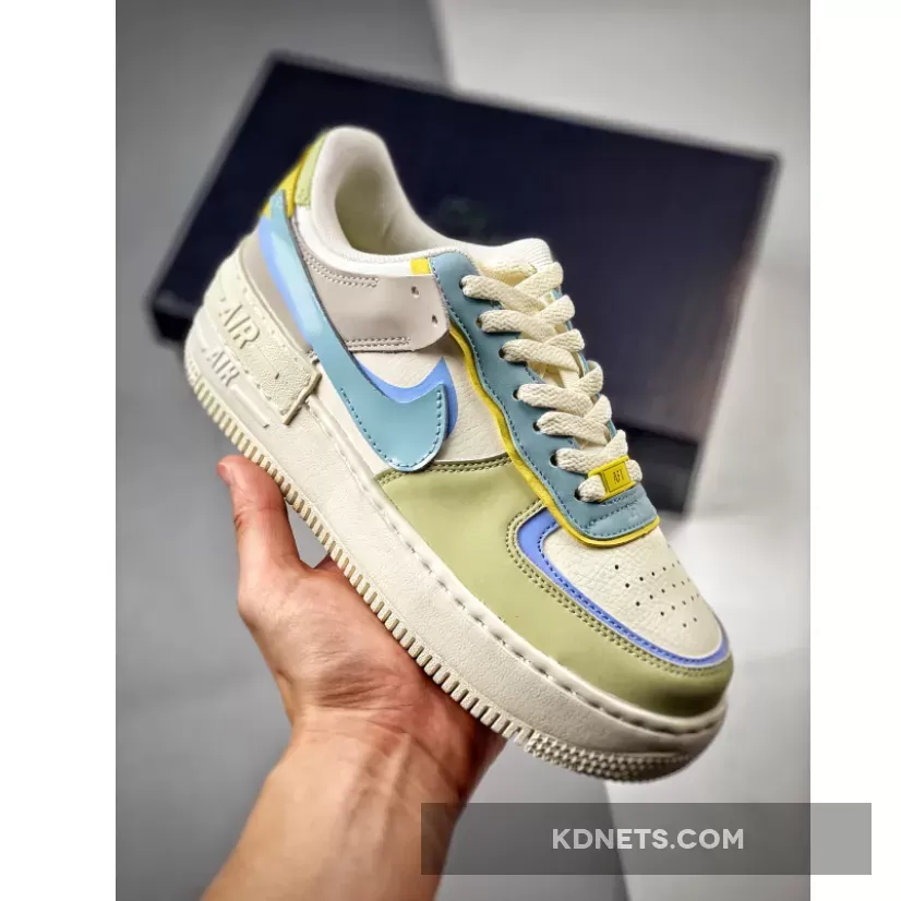Air Force 1 Shadow Trainers Sail Ocean Cube Light Marine / Nike Air Force 1 Shadow Sail Ocean Cube DR7883-100