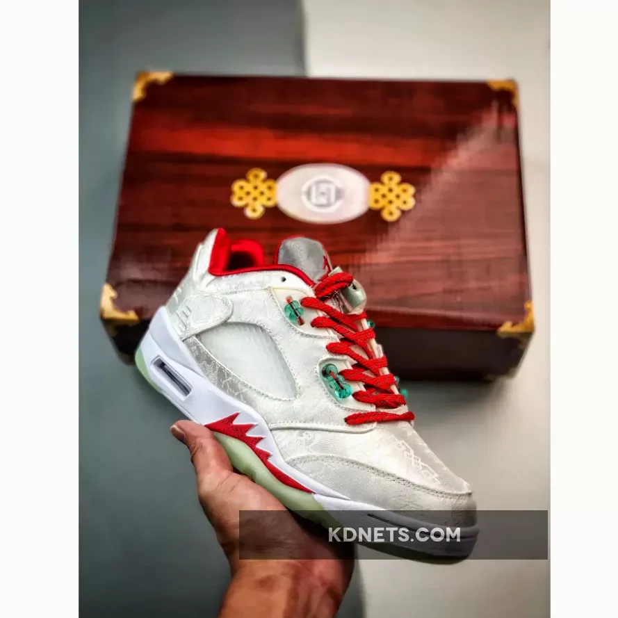 CLOT X Air Jordan 5 Low 'White Silk' Restock
