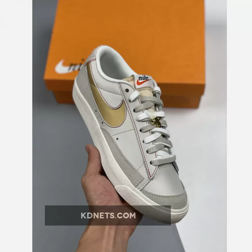 Nike Blazer Low 77 Smoke Grey DH4370-002 #grey white removable swoosh nike blazer low