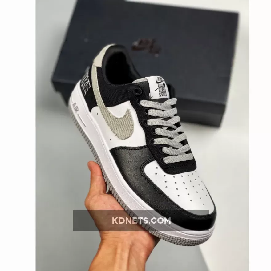 Nike Air Force 1 EMB Black/Fat Silver-White-Pine Green CT2301-001 / fat nikes
