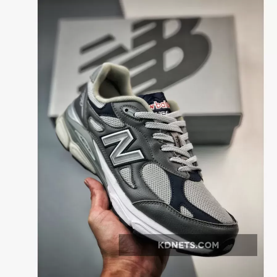 New Balance 990v3 Grey Navy / new balance m990gj3