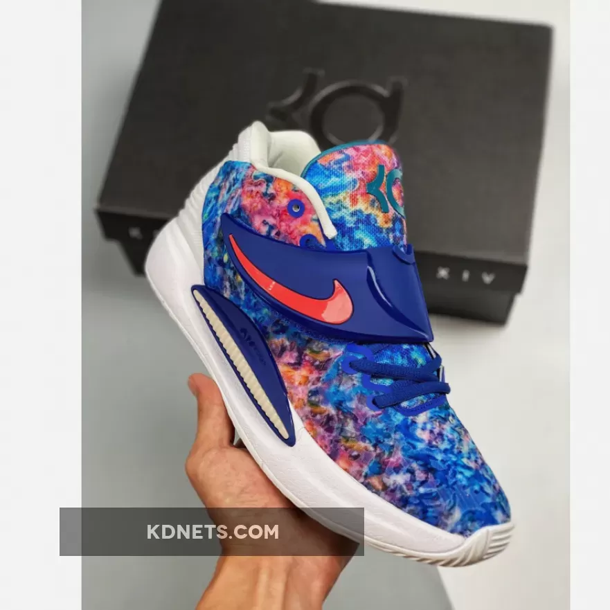 Nike KD 14 Deep Royal Blue/Pale Coral-Coconut Milk - royal blue running shoes